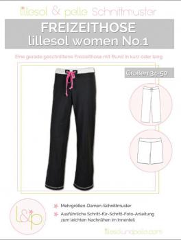 Papierschnittmuster - Freizeithose No. 1 - Damen- Lillesol & Pelle